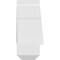 Ekena Millwork Kennewick Architectural Grade PVC Gable Bracket, 36"W x 7 1/2"H x 4"D x 4"F, 5/12 Pitch GBP036X08X0404KEN00 - alternate 3